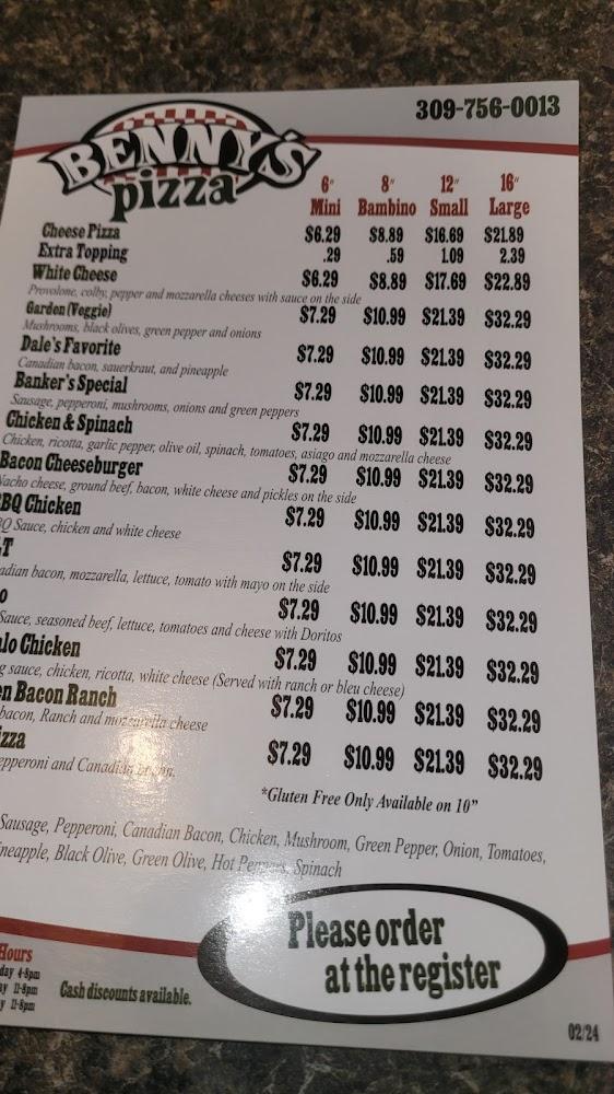 Benny's Pizza Calzone With Sauce (Large)